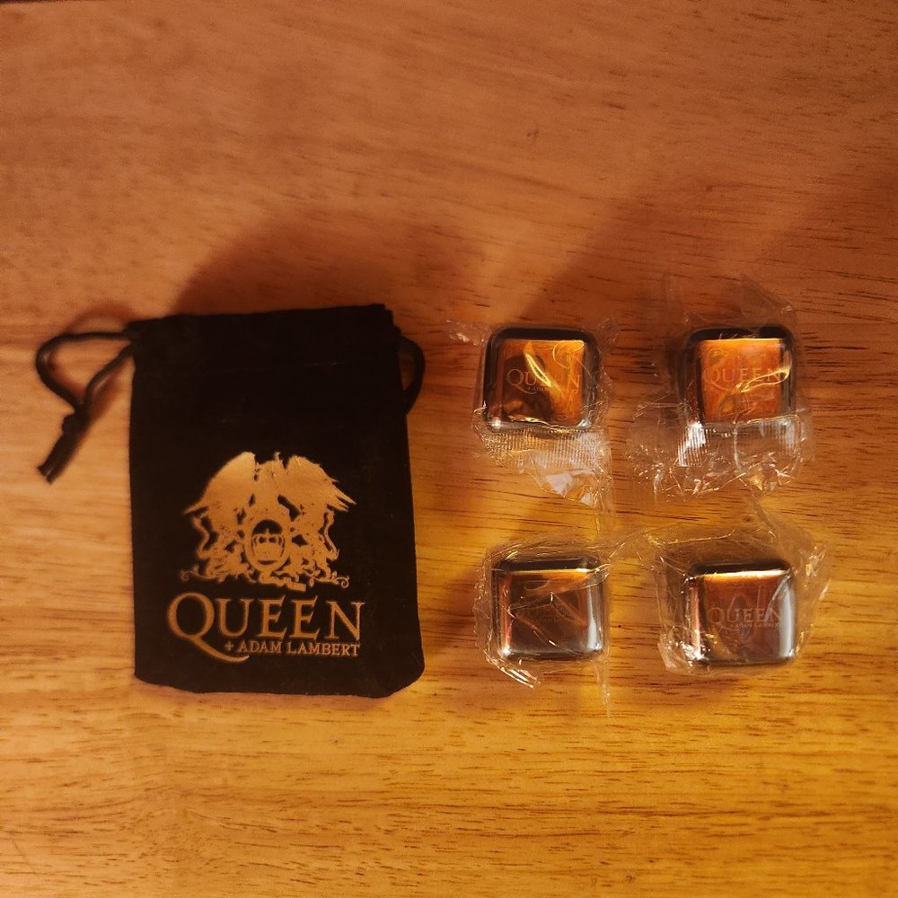 QUEEN with Adam Lambert Whiskey Stones  Limited Edition